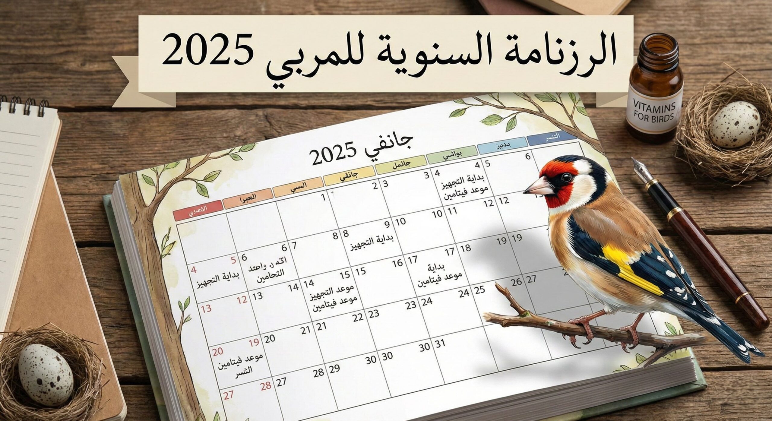 رزنامة تربية الحسون