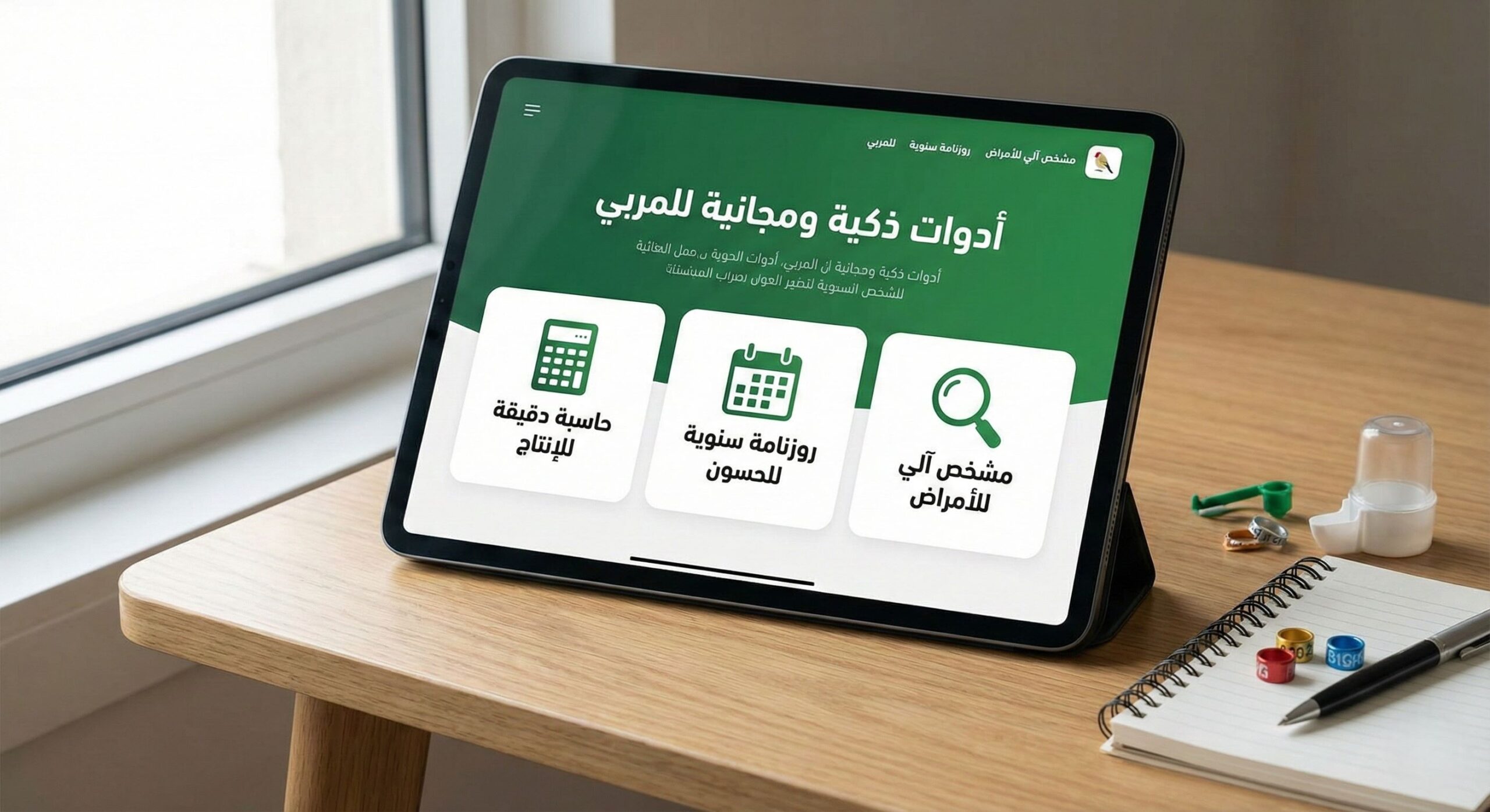 أدوات تربية الطيور